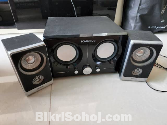 Sonic Gear Tatoo Duo 2 2.1 Channel Speaker System (NEW&#